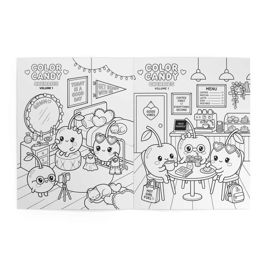 Color Candy — Cherries · Volume 1 — Cute Coloring Book