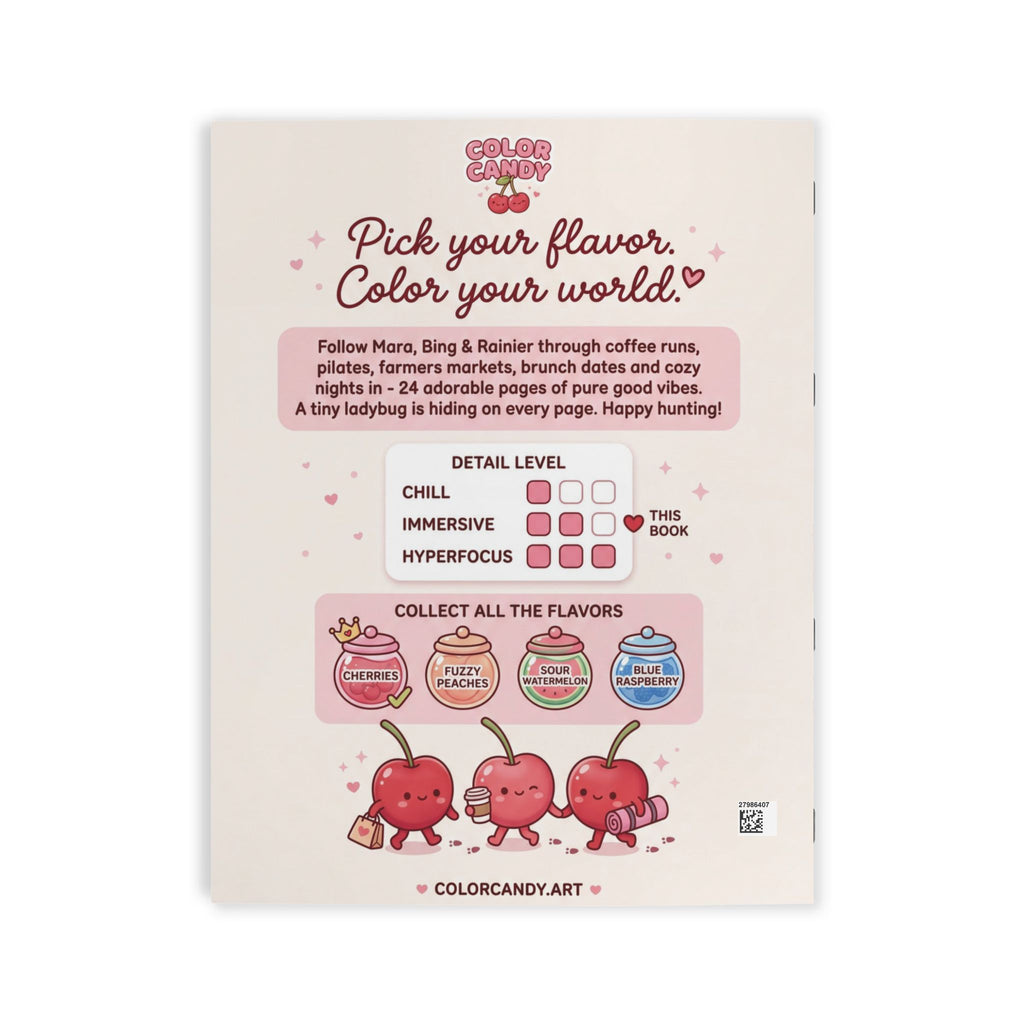 Color Candy — Cherries · Volume 1 — Cute Coloring Book